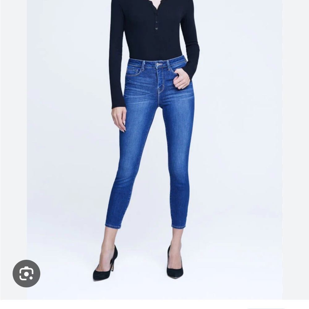 L’Agence | NWT! NEW Margot High-Rise Skinny Blue Women's Jeans Size 24 - Picture 1 of 8
